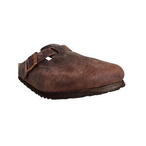 Birkenstock Boston Soft Footbed Clogs in Brown Men's Size 41 EU 8-8.5 US